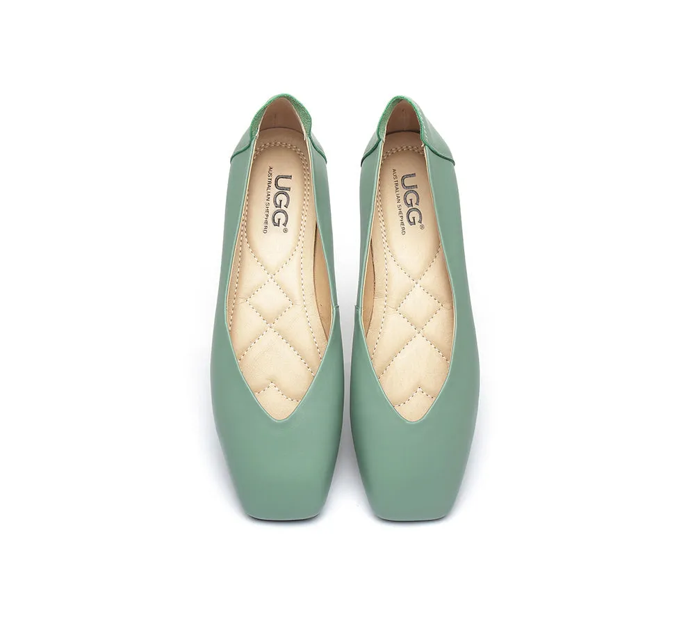 Women Leather Flats Linda